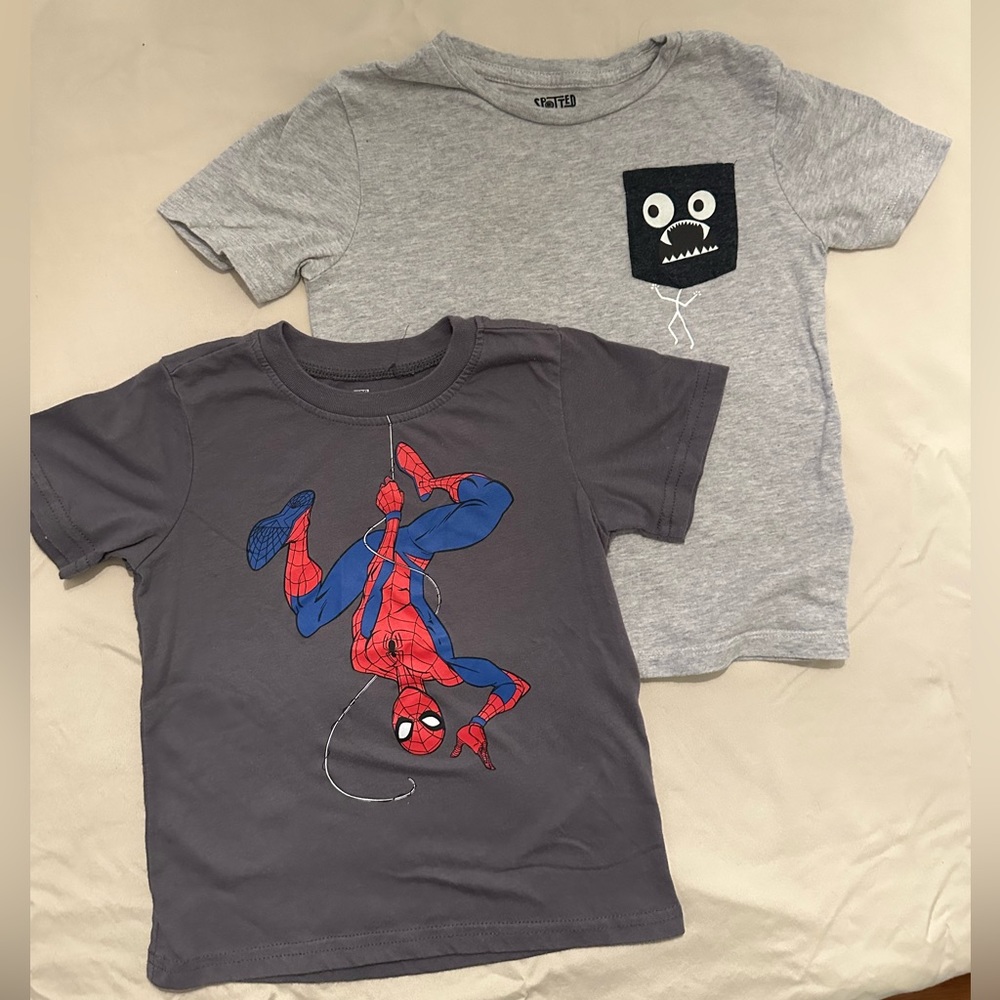marvel Spider-Man tee & monster tee
